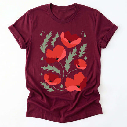 Poppies Flowers Classic T-Shirt