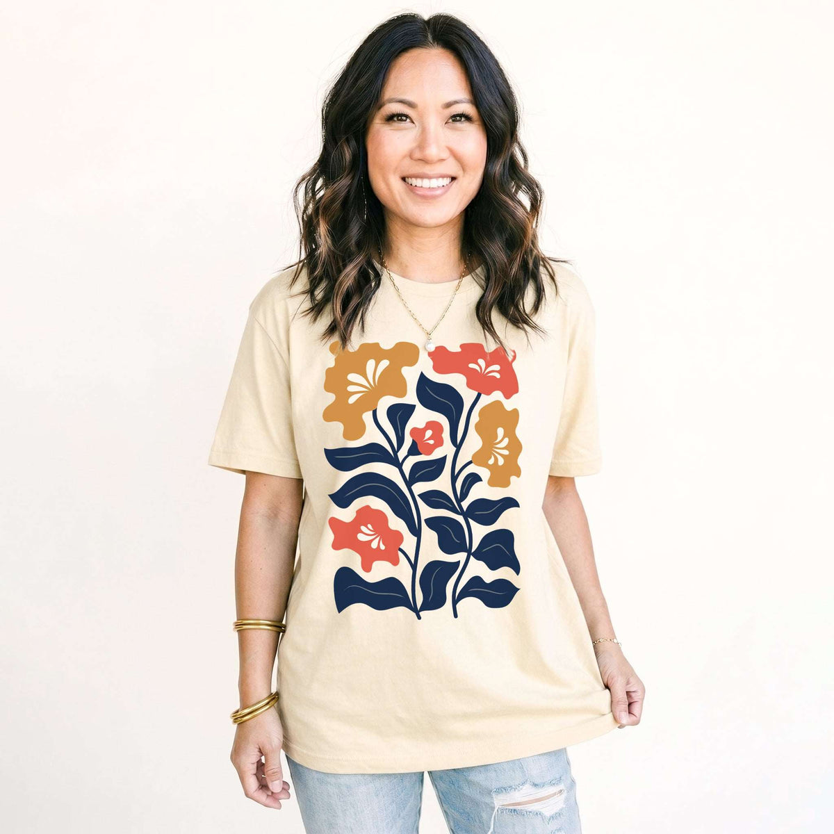 Flowers Boho Classic T-Shirt