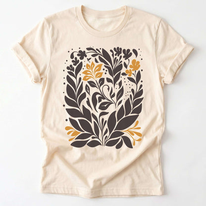 Boho Folk Floral Classic T-Shirt