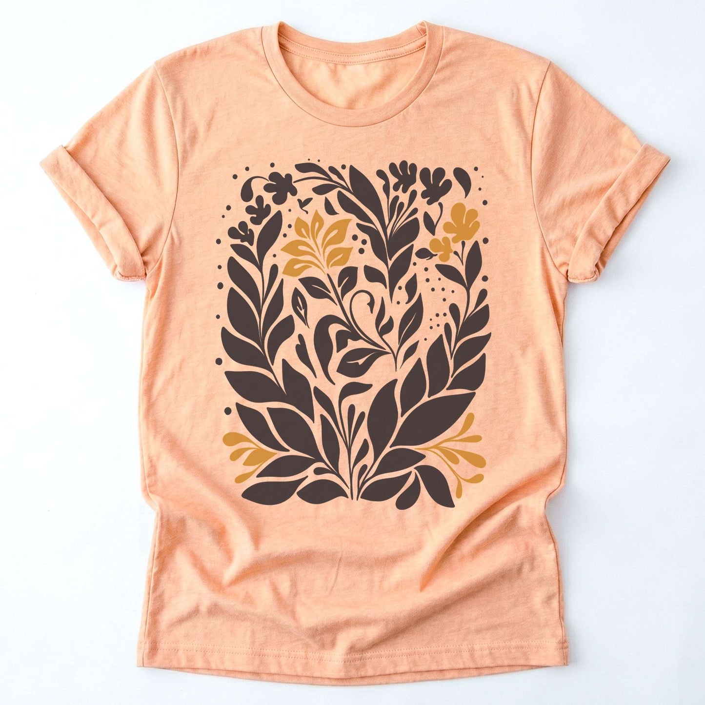 Boho Folk Floral Classic T-Shirt