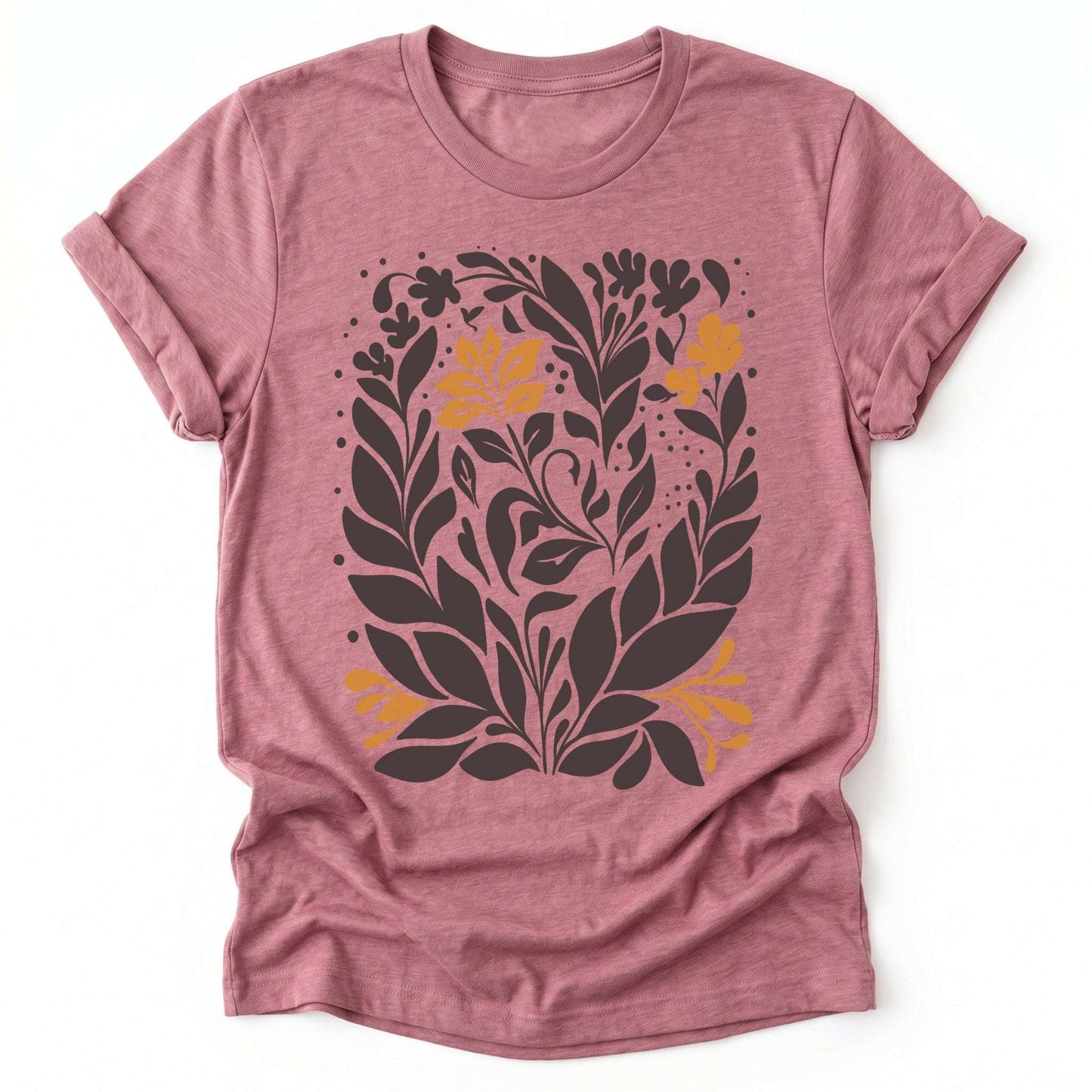 Boho Folk Floral Classic T-Shirt