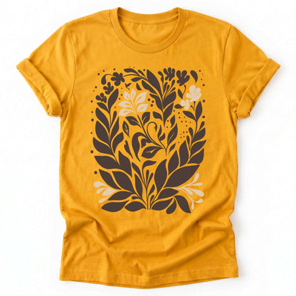 Boho Folk Floral Classic T-Shirt
