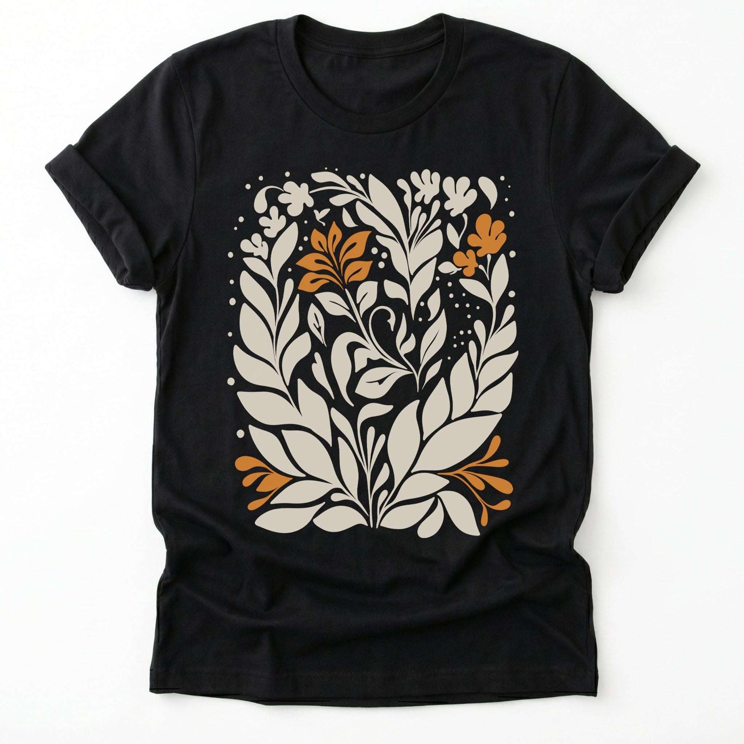 Boho Folk Floral Classic T-Shirt