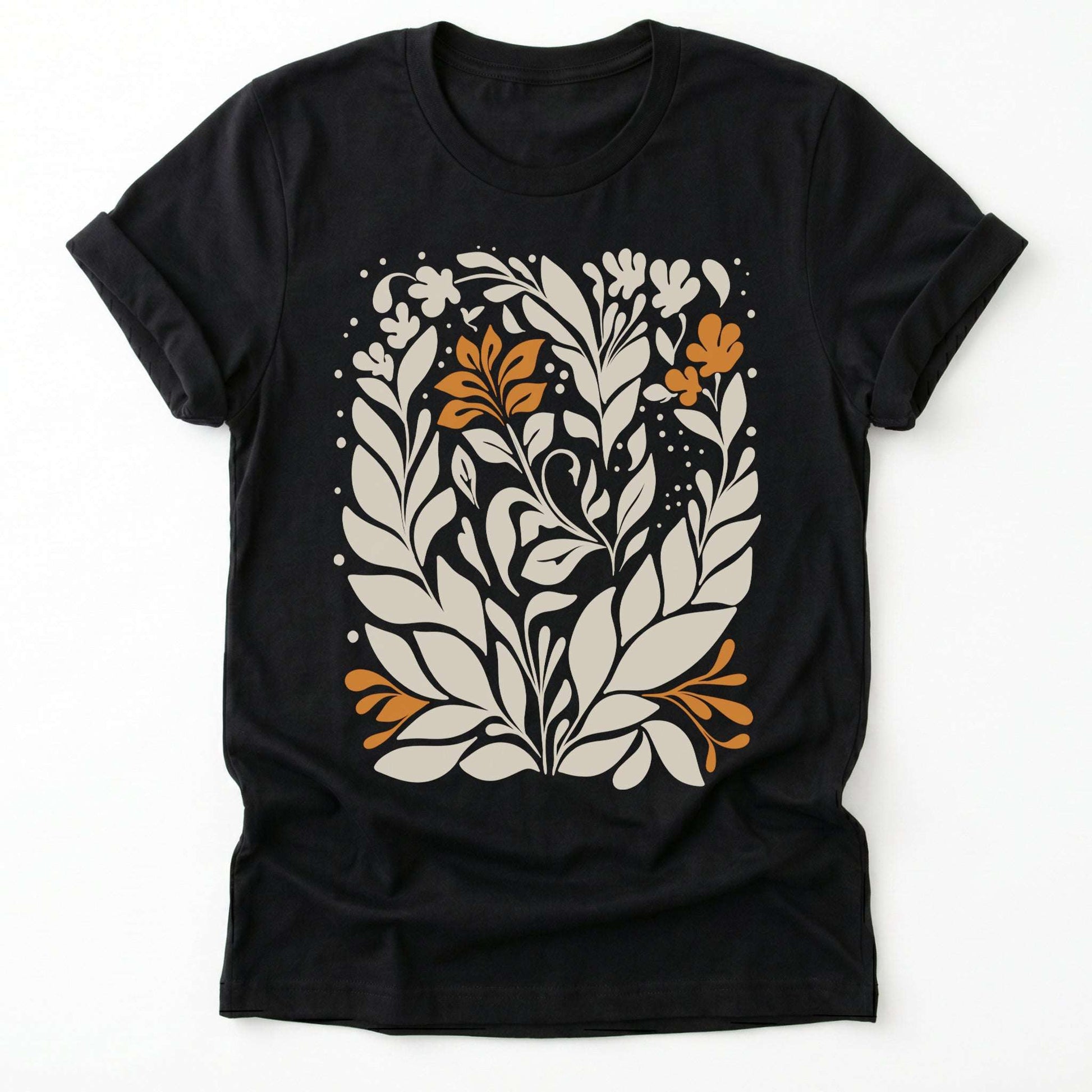 Boho Folk Floral Classic T-Shirt