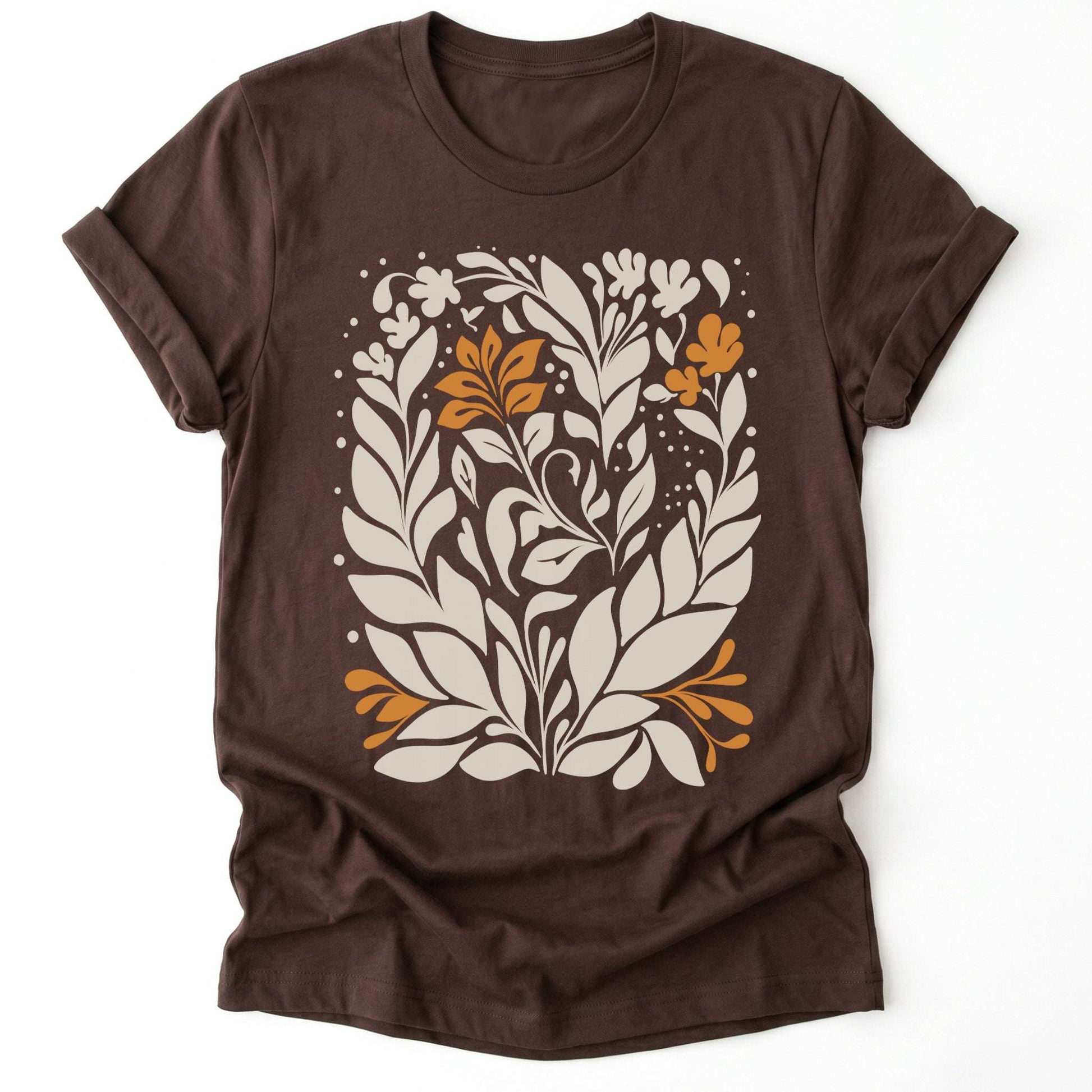 Boho Folk Floral Classic T-Shirt