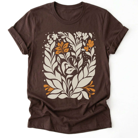 Boho Folk Floral Classic T-Shirt