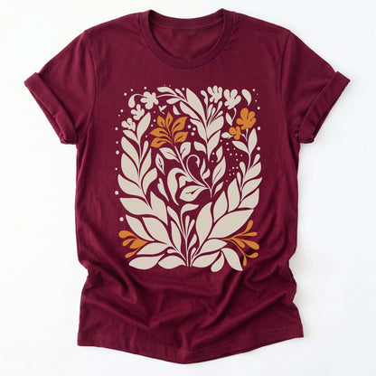 Boho Folk Floral Classic T-Shirt