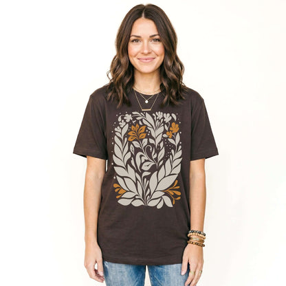 Boho Folk Floral Classic T-Shirt
