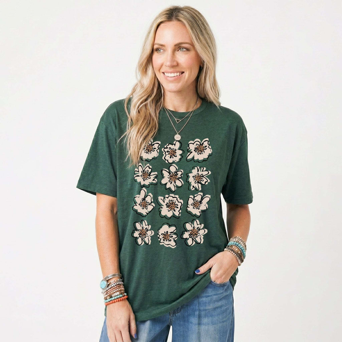 Boho Floral Classic T-Shirt