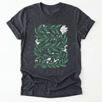 Intertwined Leaves & Blooms Classic T-Shirt