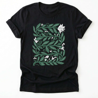 Intertwined Leaves & Blooms Classic T-Shirt