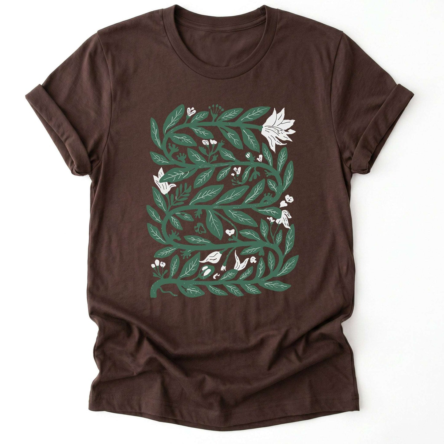 Intertwined Leaves & Blooms Classic T-Shirt