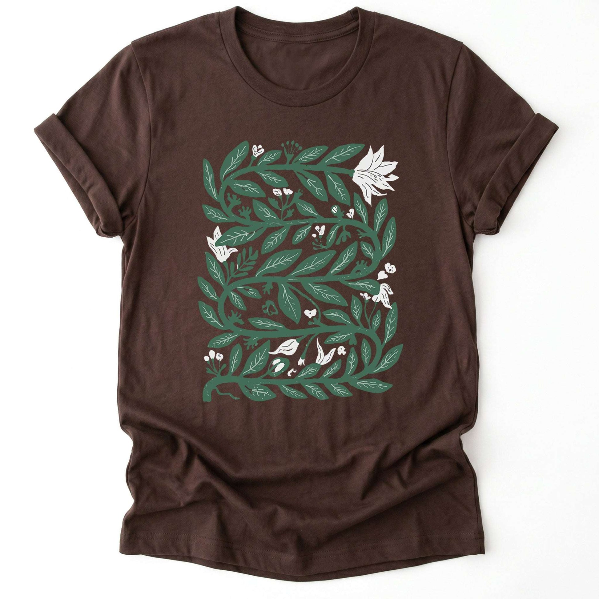 Intertwined Leaves & Blooms Classic T-Shirt