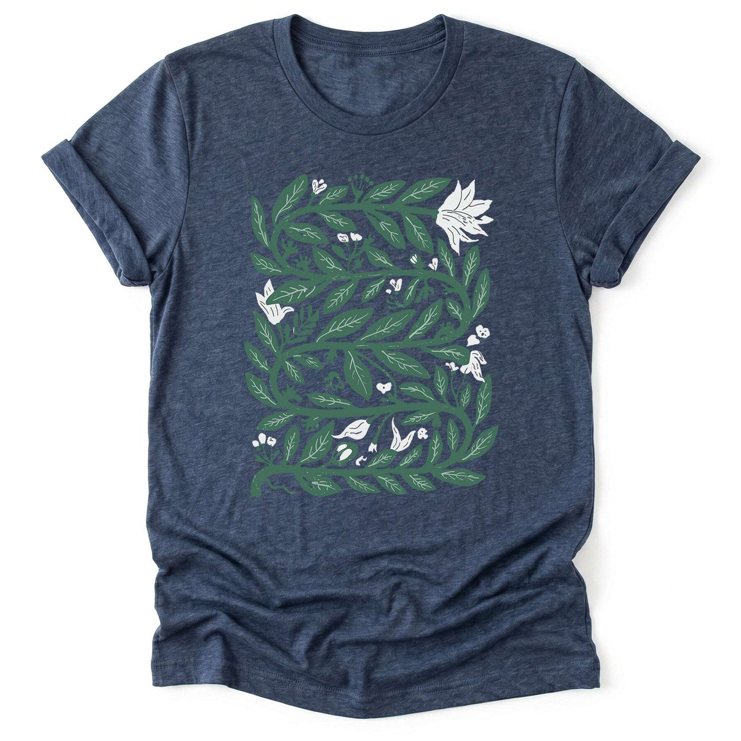 Intertwined Leaves & Blooms Classic T-Shirt