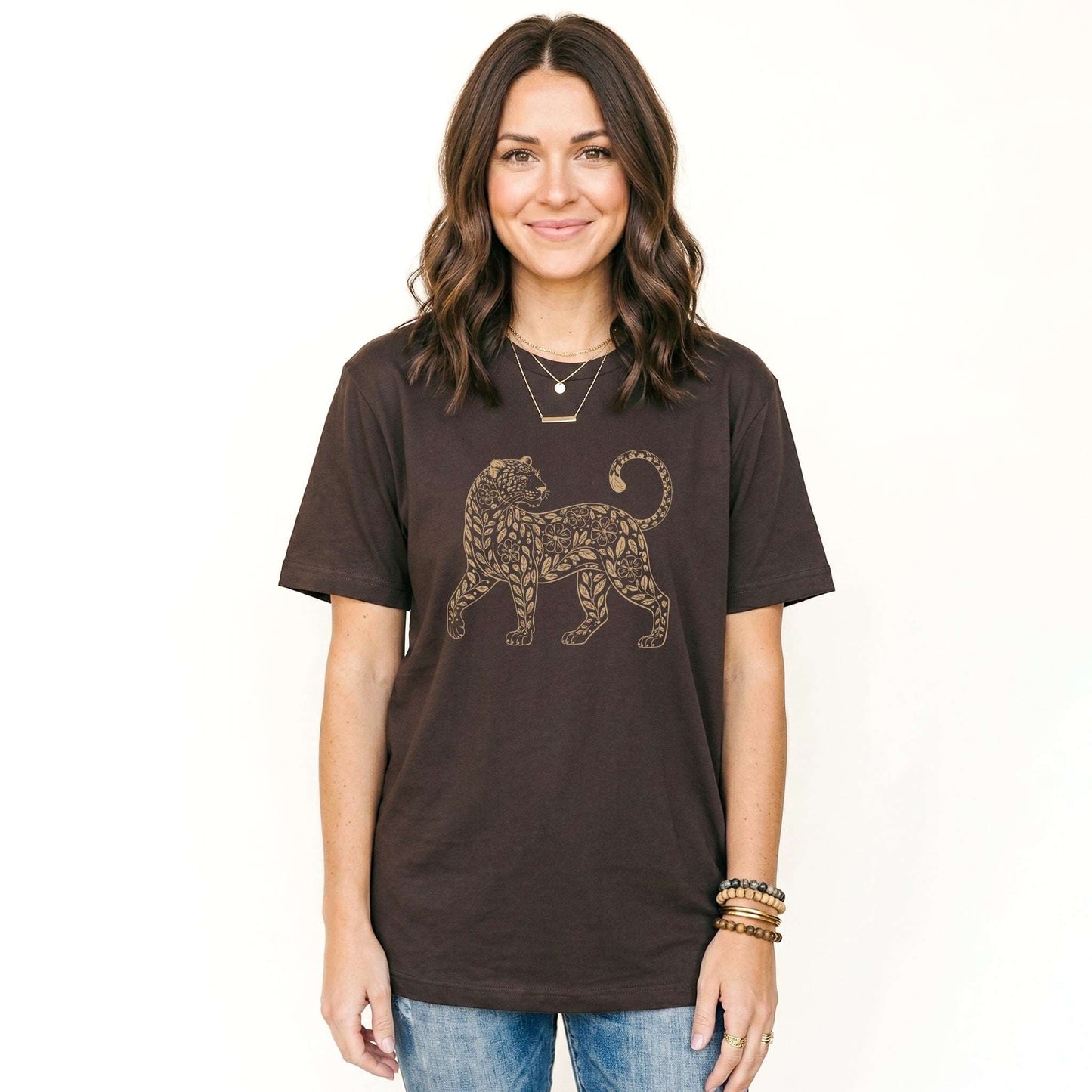 Floral Leopard Classic T-Shirt