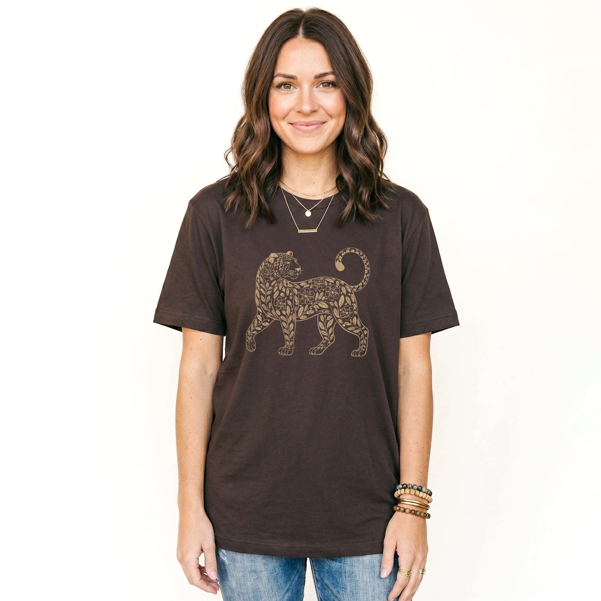 Floral Leopard Classic T-Shirt