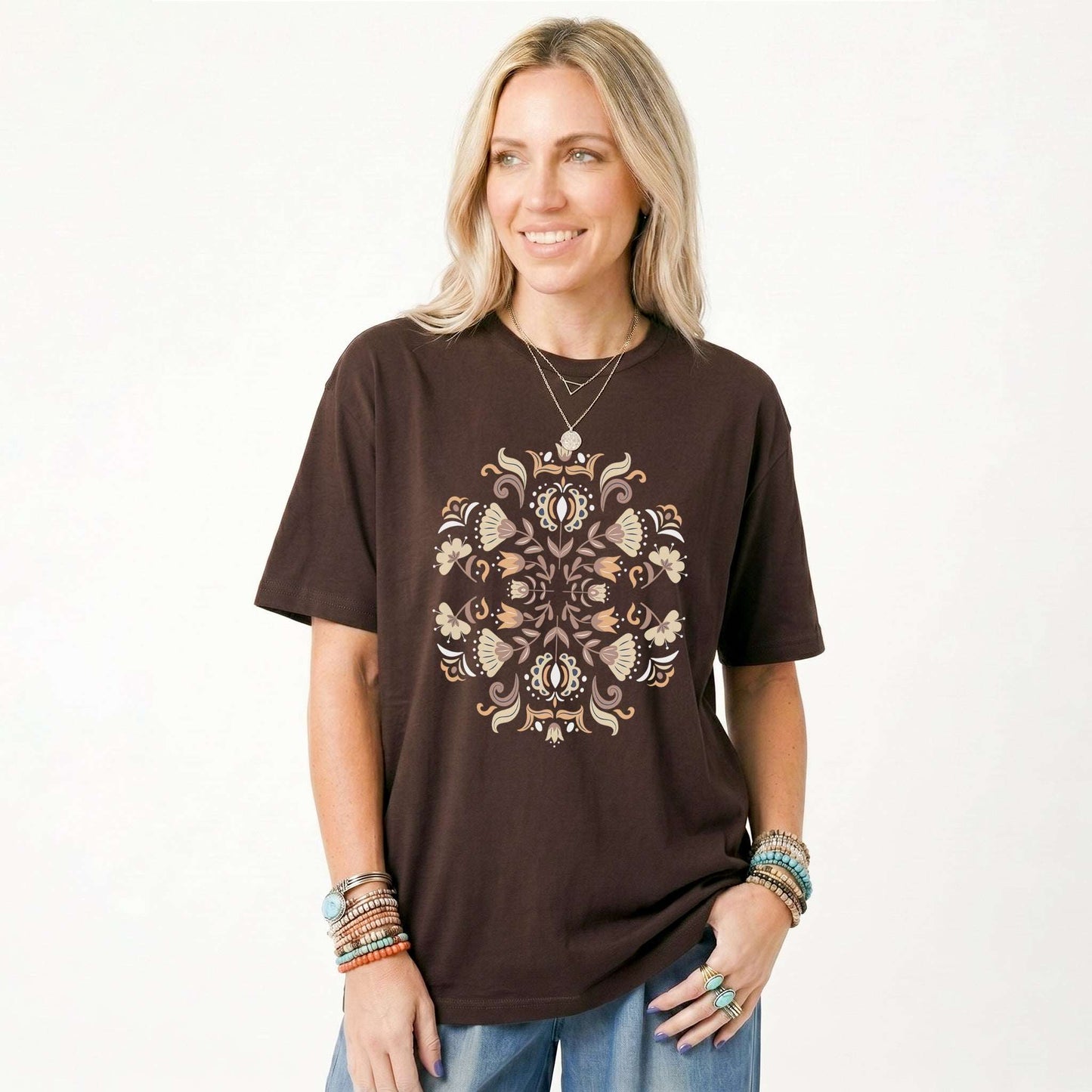 Scandinavian Floral Classic T-Shirt