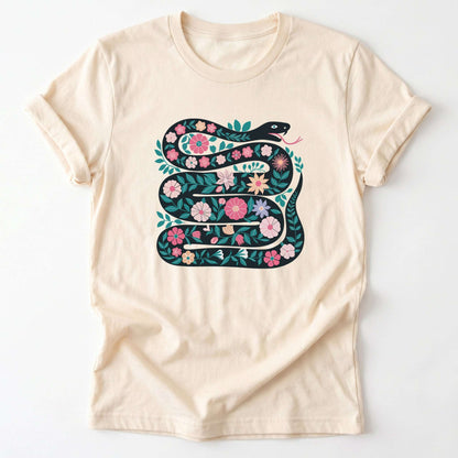 Floral Snake Classic T-Shirt