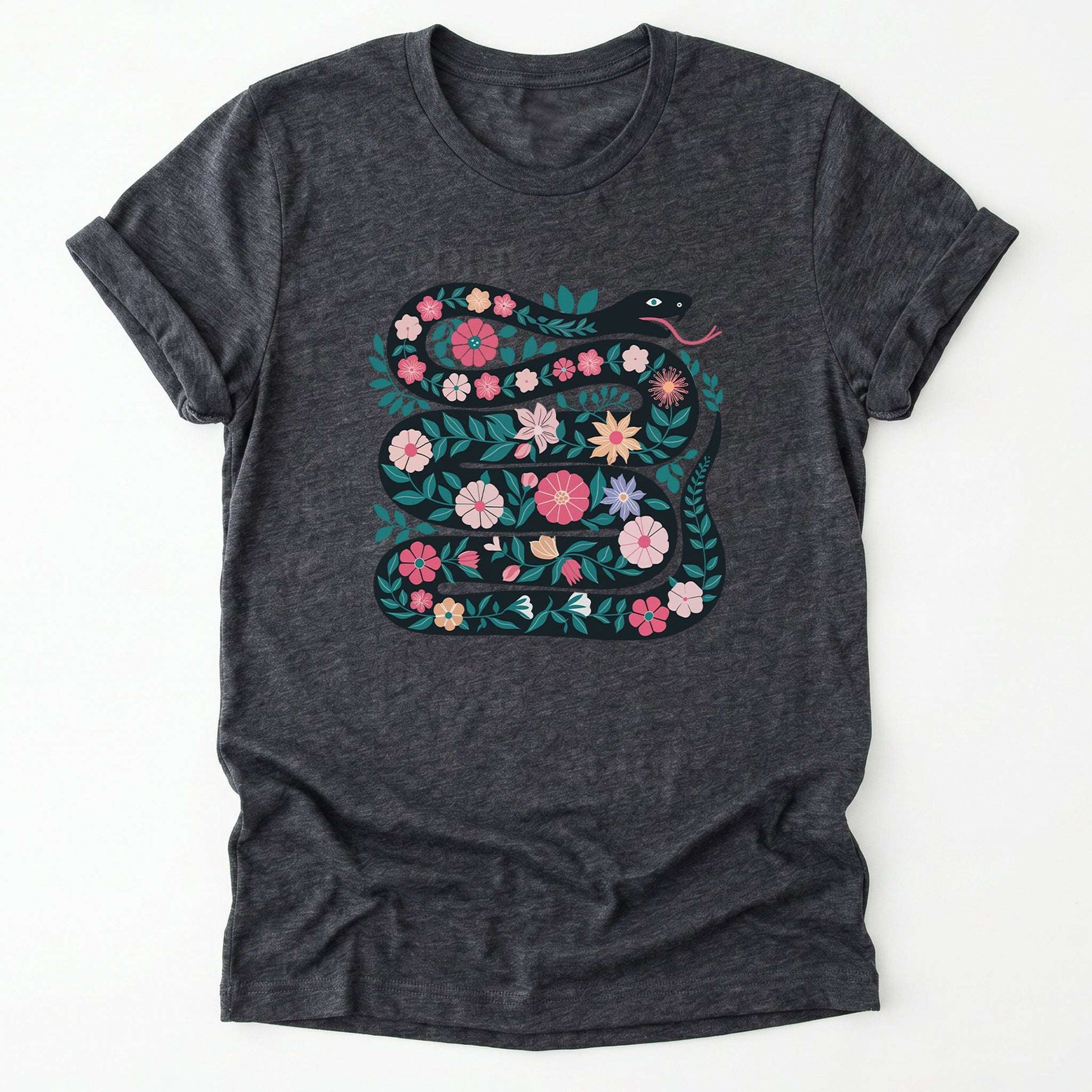 Floral Snake Classic T-Shirt