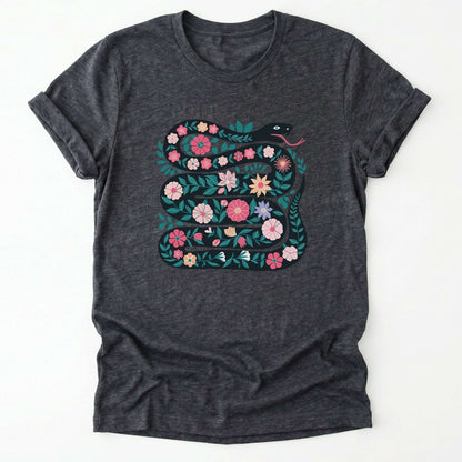 Floral Snake Classic T-Shirt