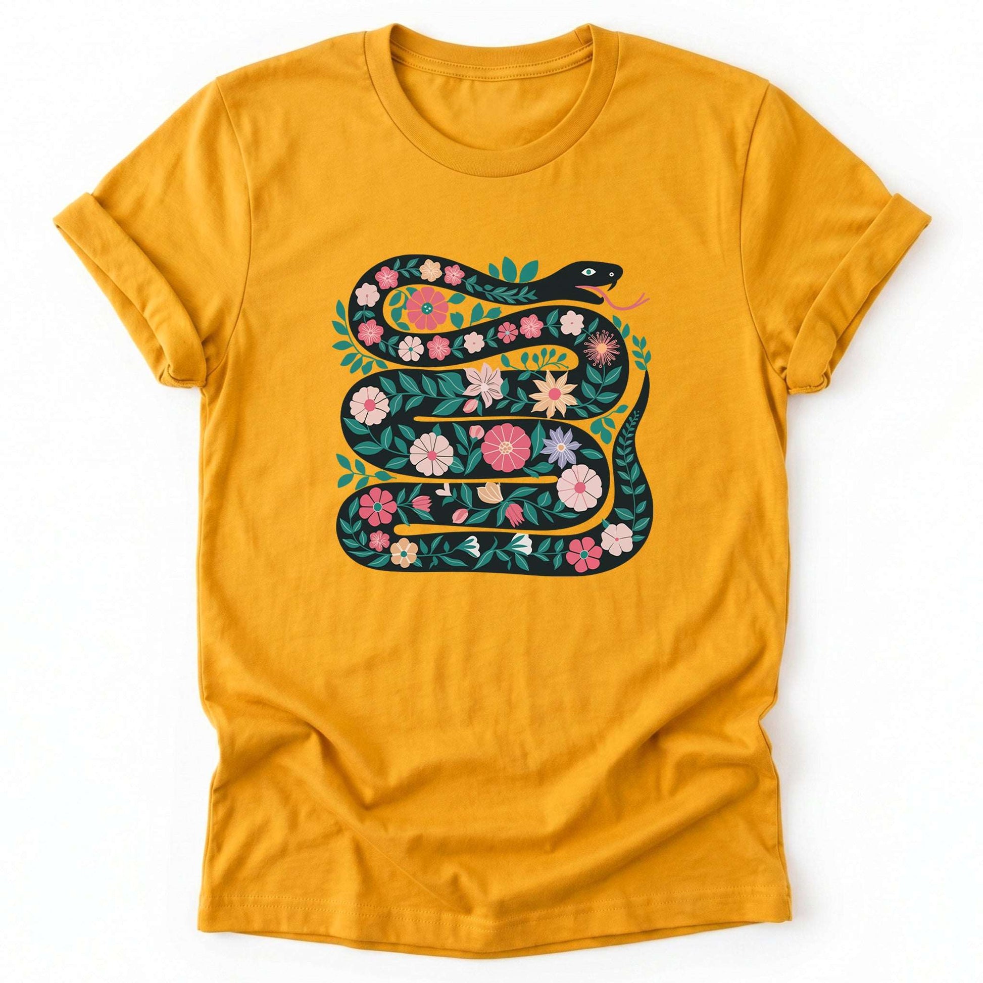 Floral Snake Classic T-Shirt