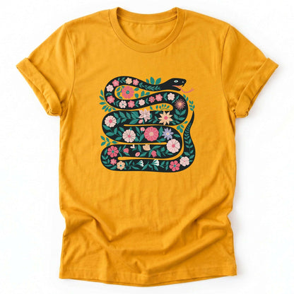 Floral Snake Classic T-Shirt
