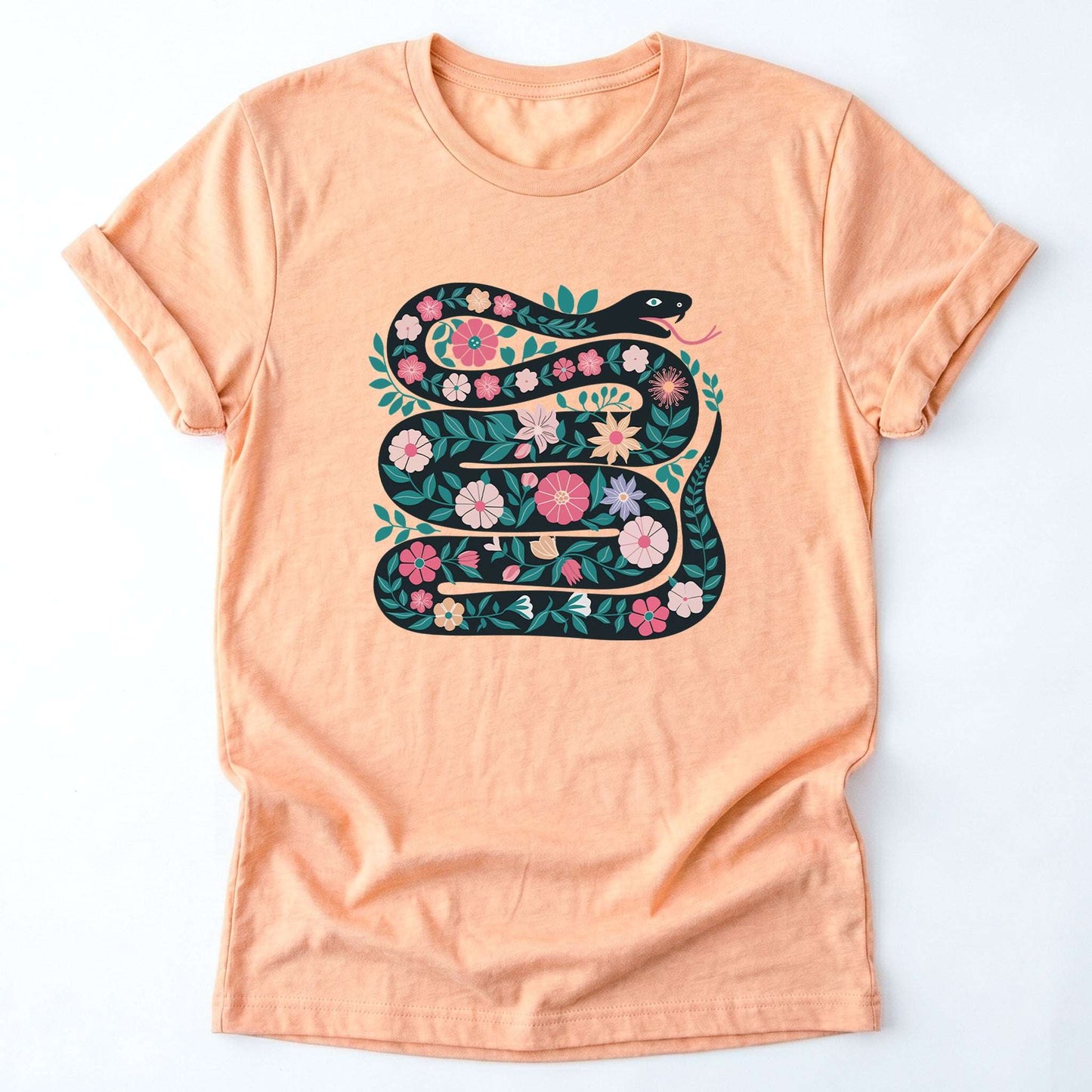 Floral Snake Classic T-Shirt