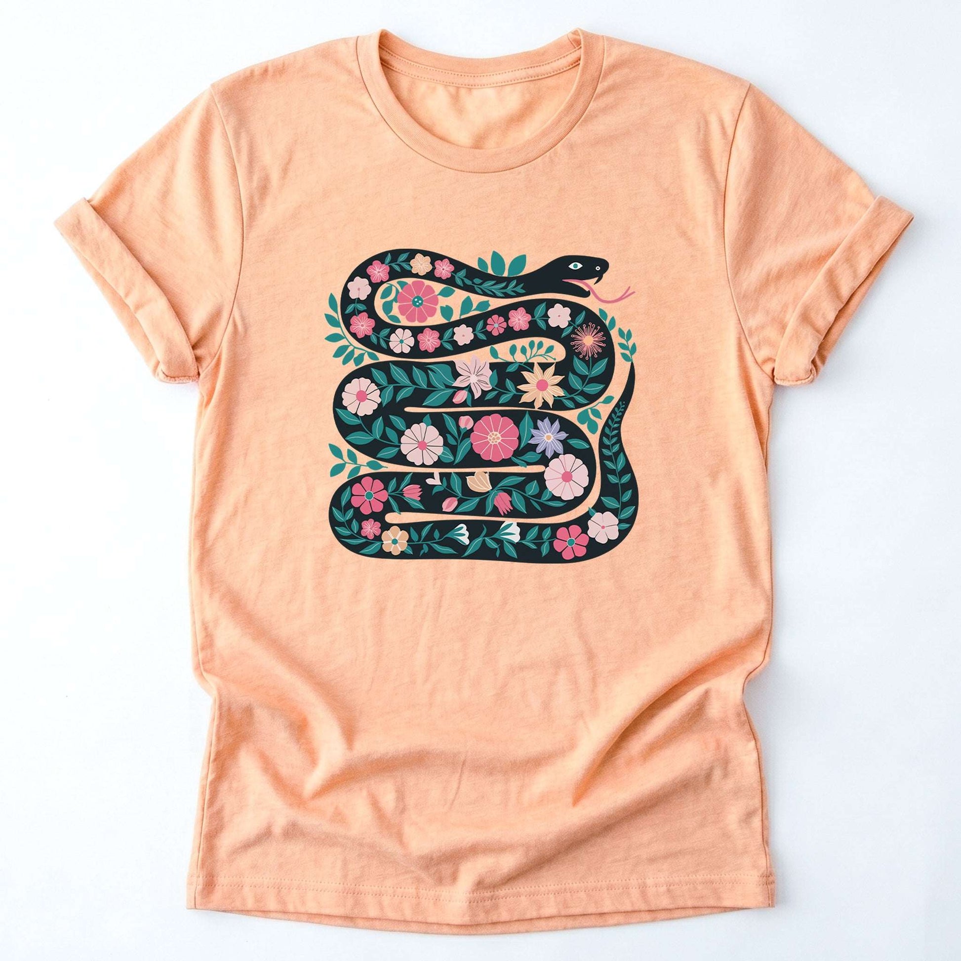 Floral Snake Classic T-Shirt