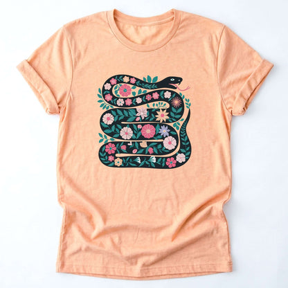 Floral Snake Classic T-Shirt