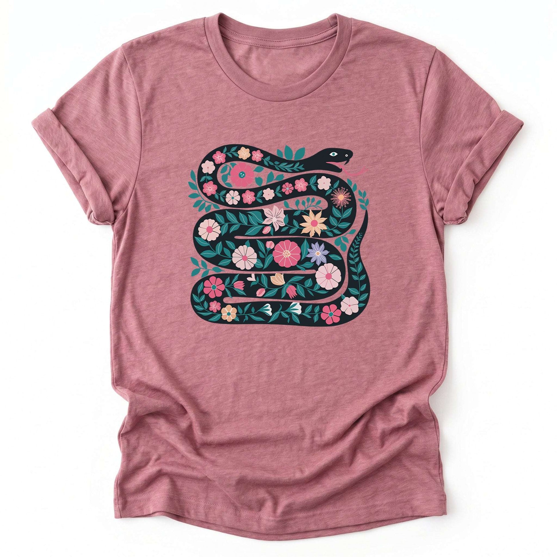 Floral Snake Classic T-Shirt