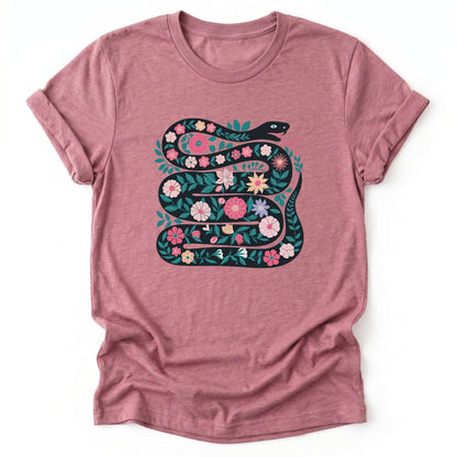 Floral Snake Classic T-Shirt