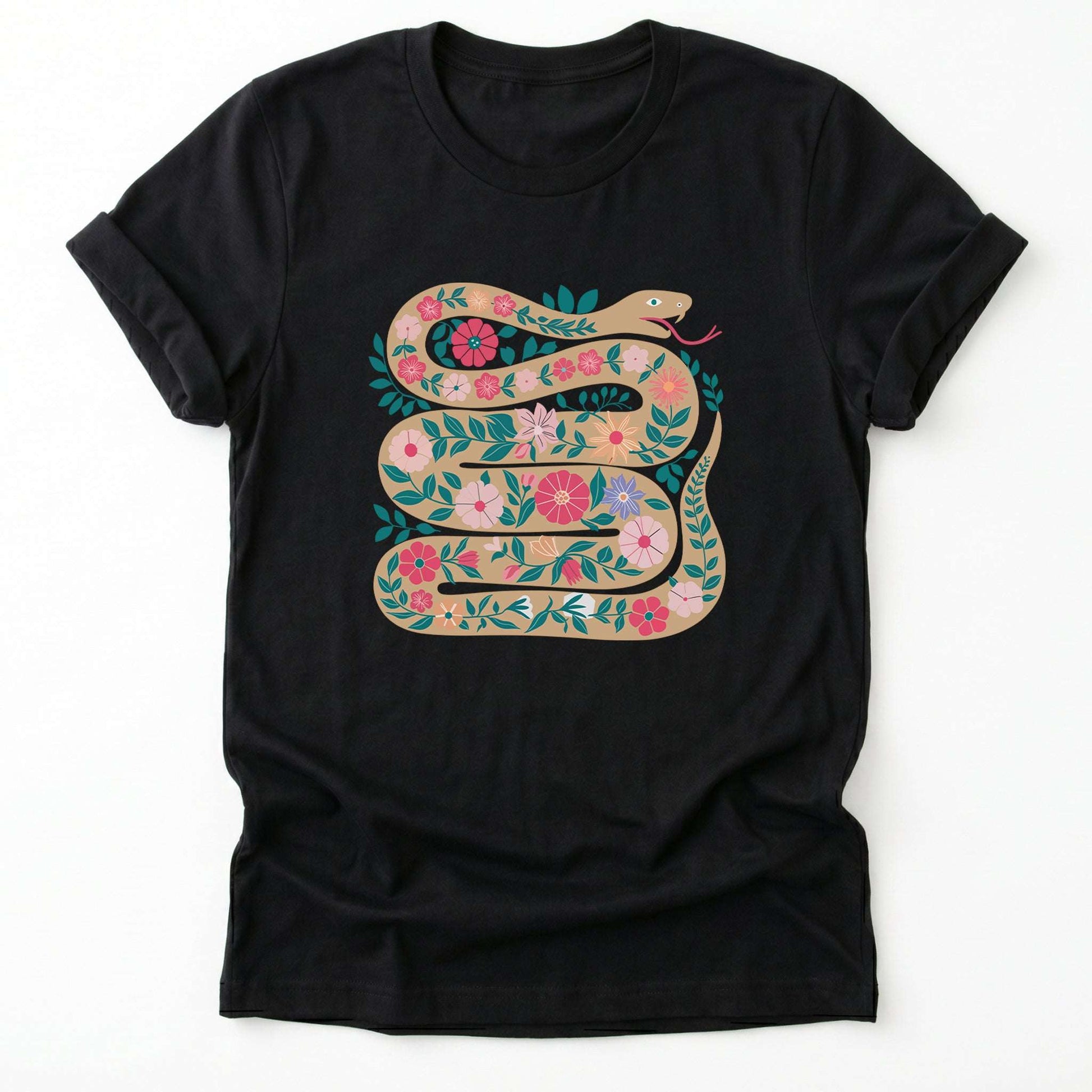 Floral Snake Classic T-Shirt