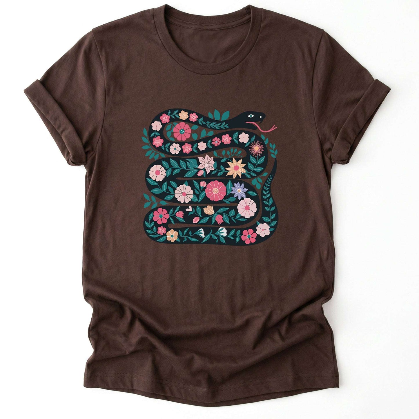 Floral Snake Classic T-Shirt