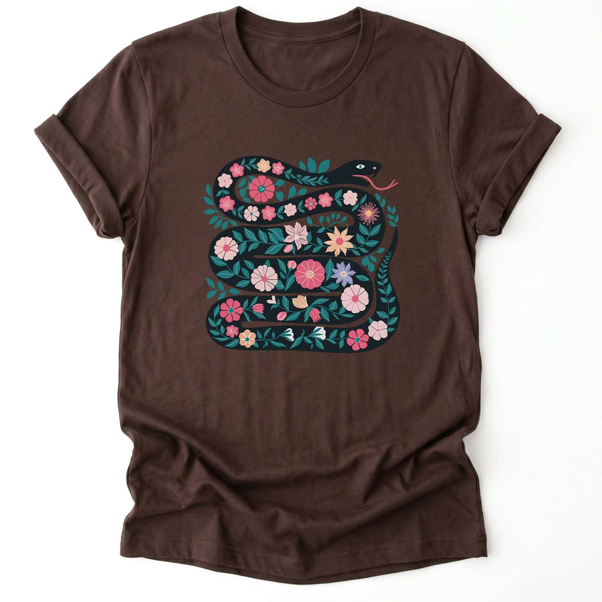Floral Snake Classic T-Shirt