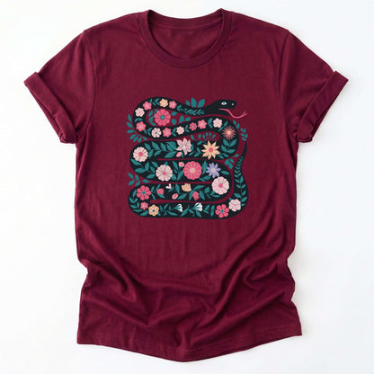 Floral Snake Classic T-Shirt