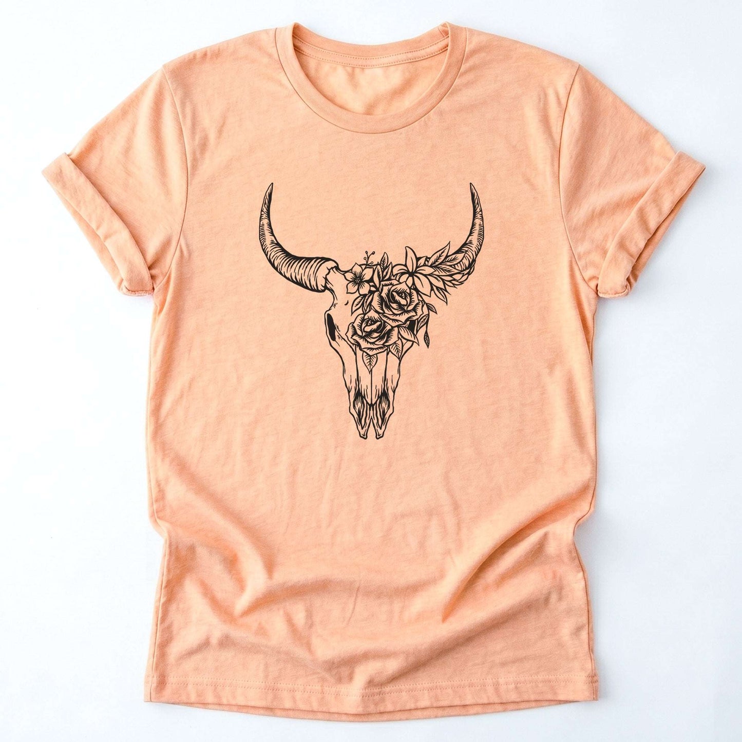 Boho Bull Skull Classic T-Shirt
