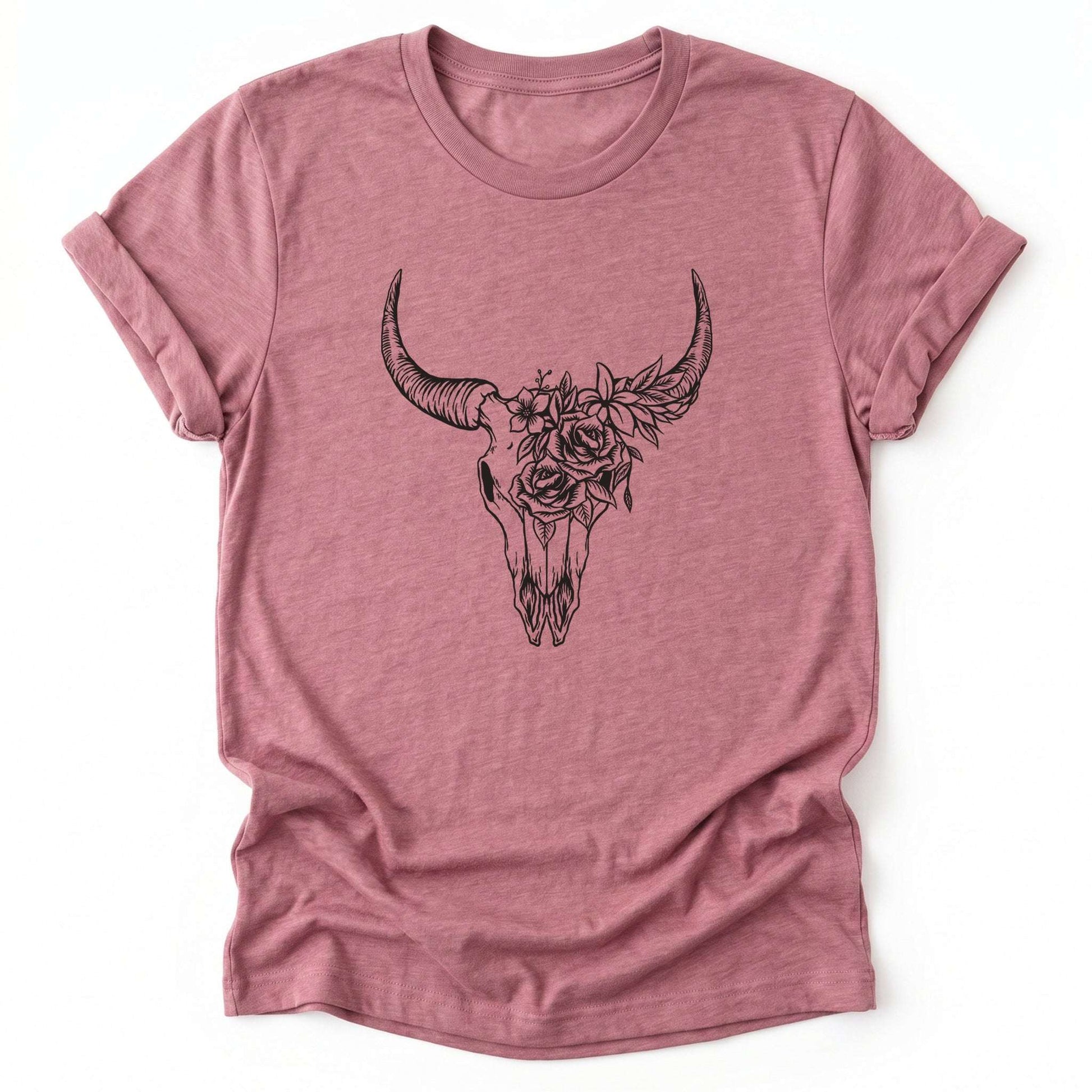 Boho Bull Skull Classic T-Shirt