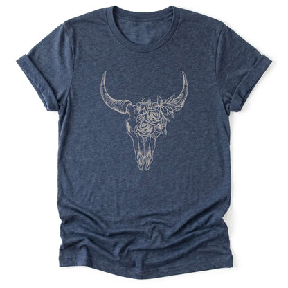 Boho Bull Skull Classic T-Shirt