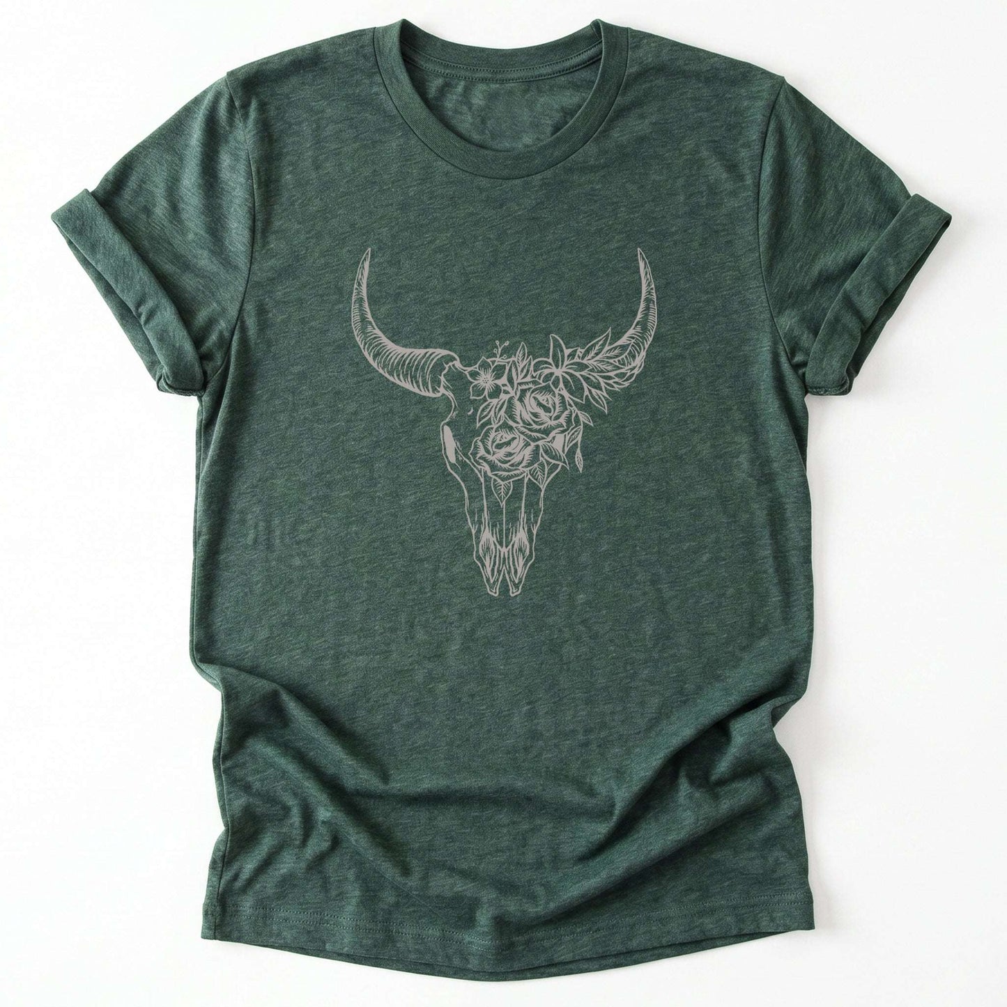 Boho Bull Skull Classic T-Shirt