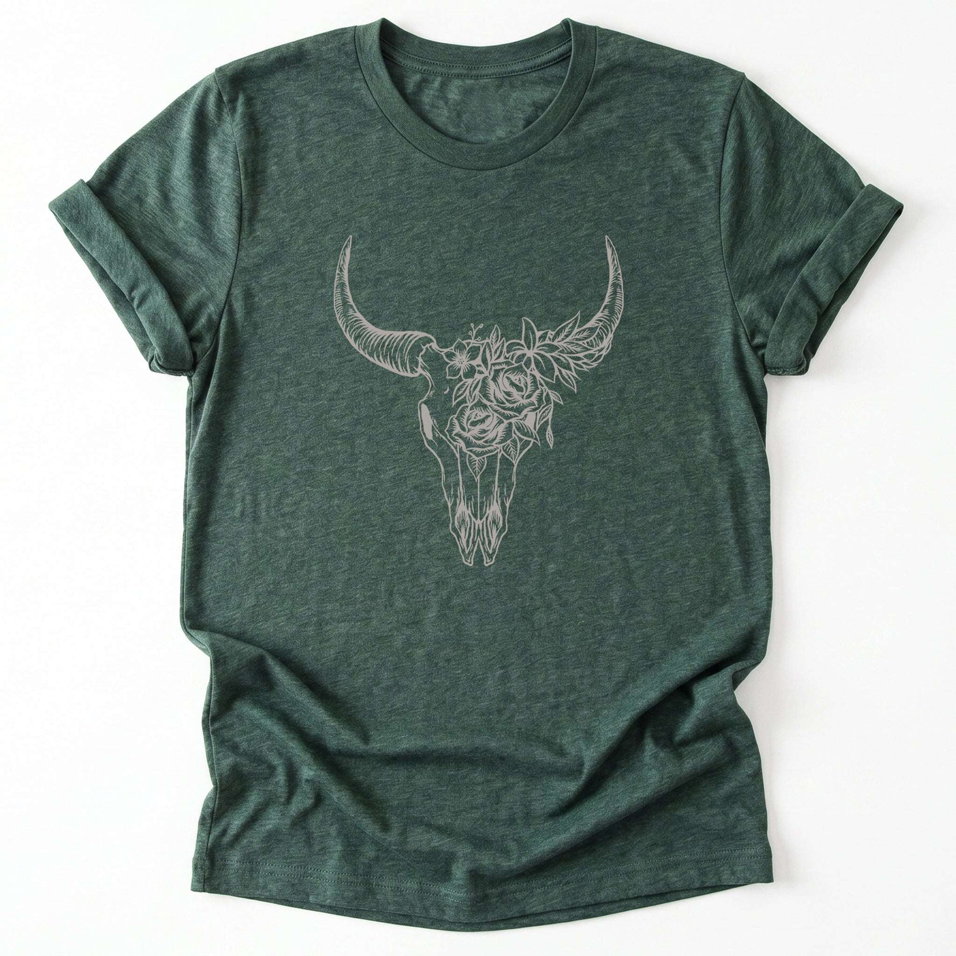 Boho Bull Skull Classic T-Shirt
