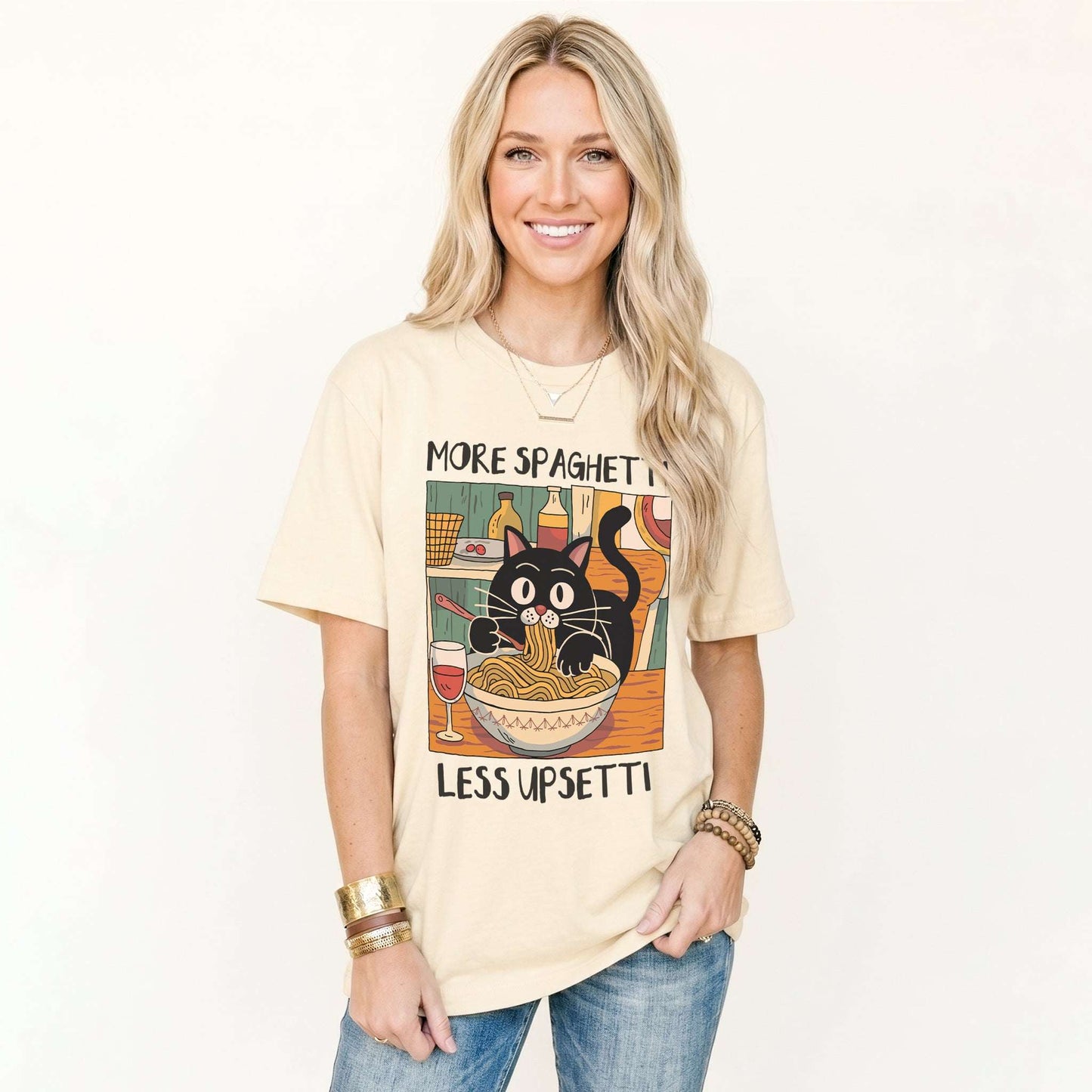 More Spaghetti Less Upsetti Classic T-Shirt