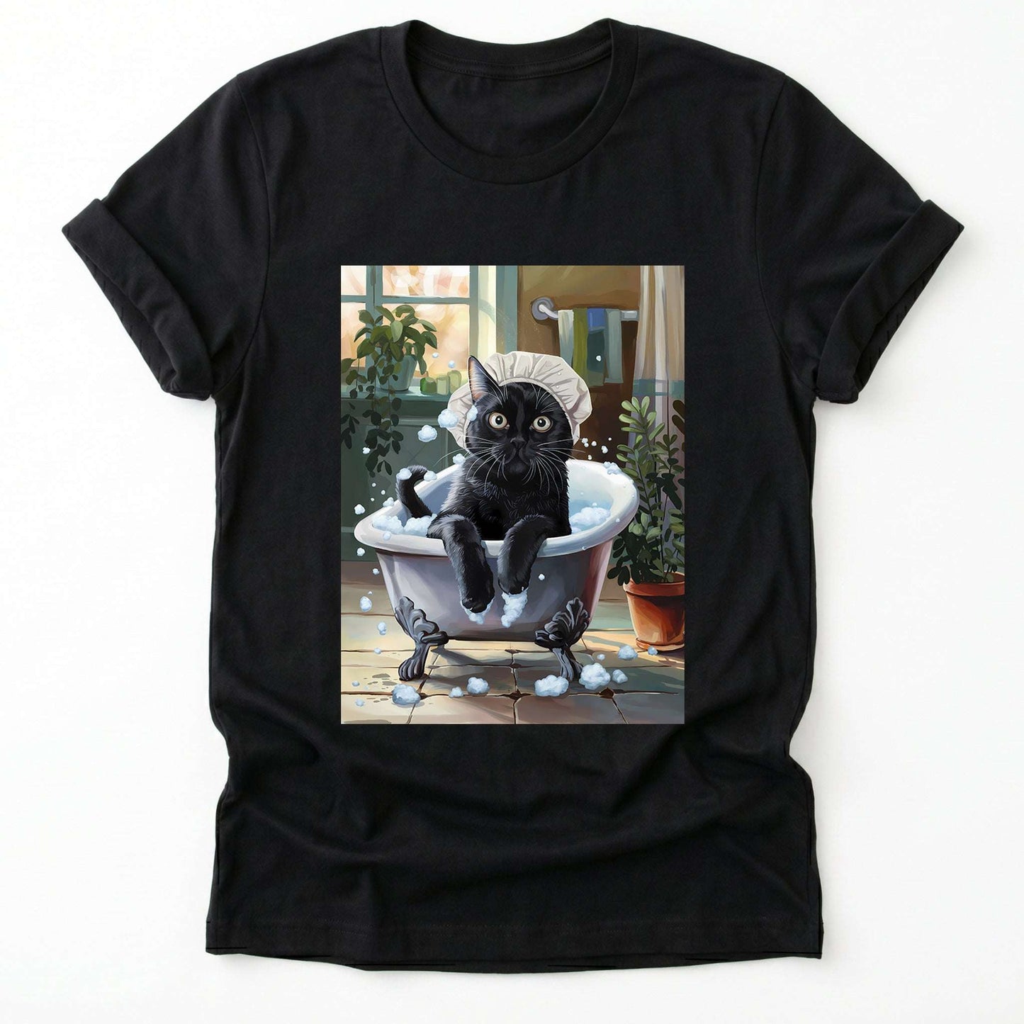 Cat Bathtub Classic T-Shirt
