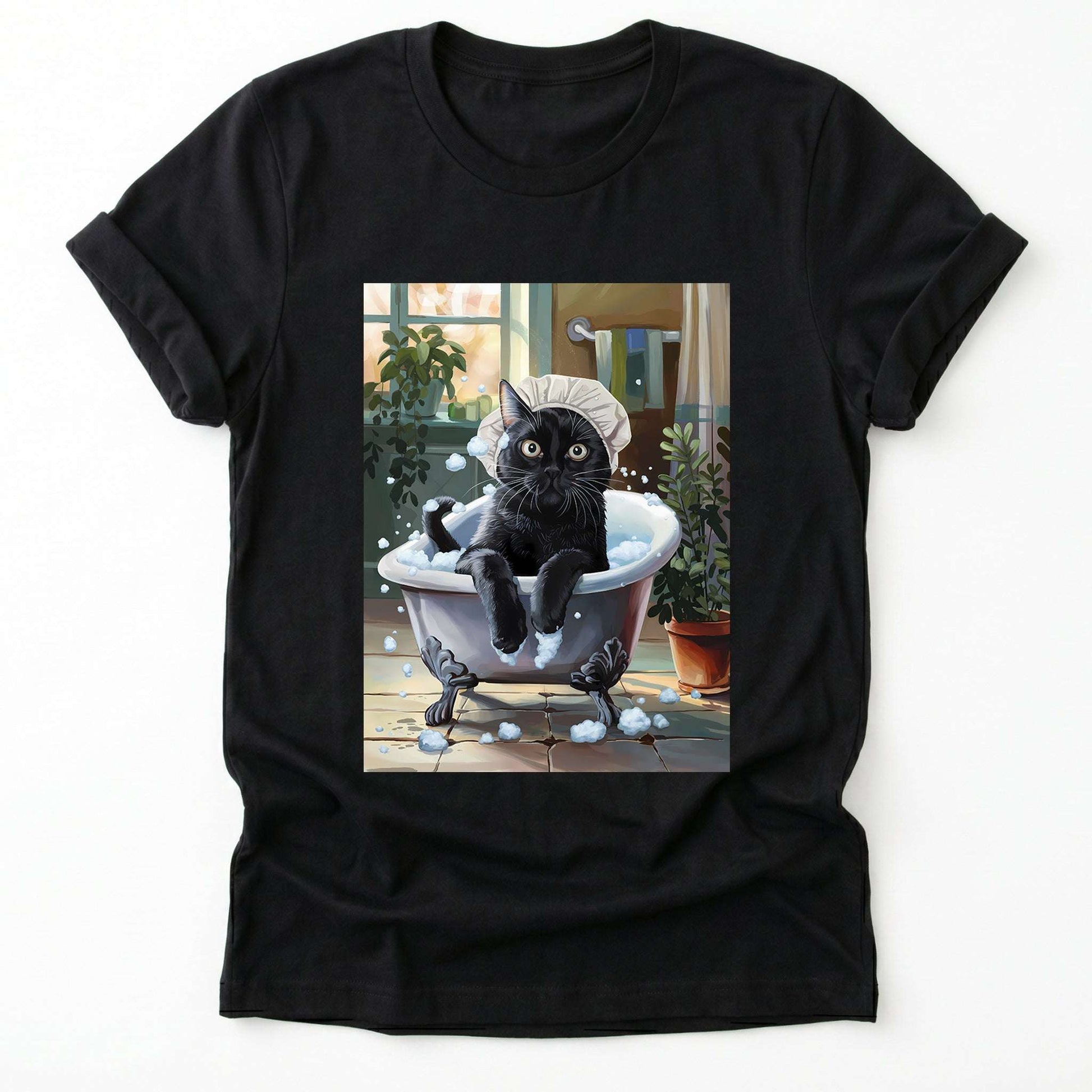 Cat Bathtub Classic T-Shirt