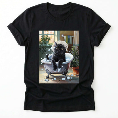 Cat Bathtub Classic T-Shirt