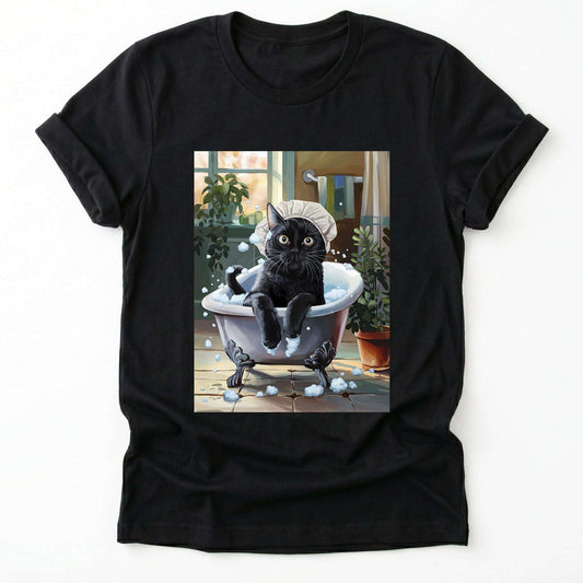 Cat Bathtub Classic T-Shirt