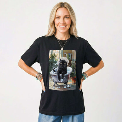 Cat Bathtub Classic T-Shirt