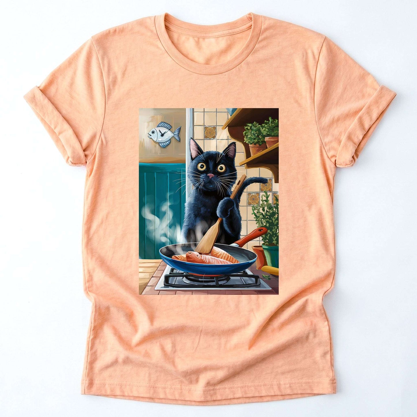 Cat Cooking Classic T-Shirt