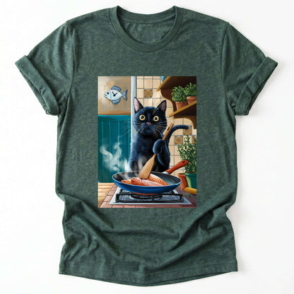 Cat Cooking Classic T-Shirt