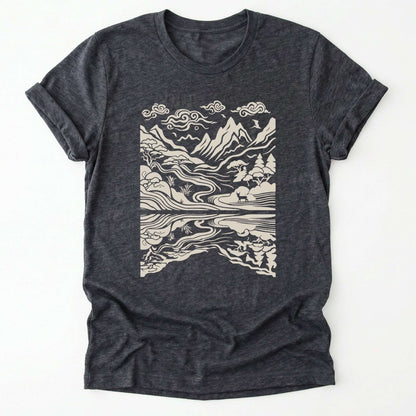 Asian Landscape Classic T-Shirt