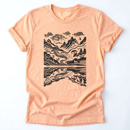 Asian Landscape Classic T-Shirt